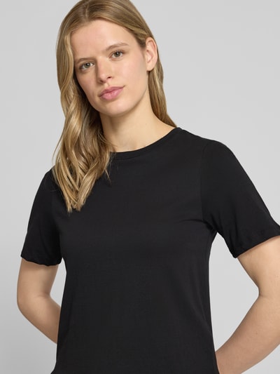 PIECES Regular Fit T-Shirt aus reiner Baumwolle Modell 'DISSO' Black 3