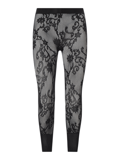 Wolford Leggings aus floraler Spitze Modell 'Kassandra'  Black 1