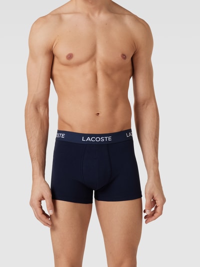 Lacoste Trunks mit elastischem Logo-Bund im 3er-Pack Weiss 1