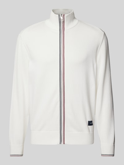 Tommy Hilfiger Strickjacke mit Label-Detail Offwhite 2