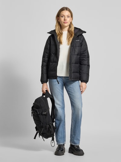 COLUMBIA Kurtka pikowana z naszywką z logo model ‘Pike Lake’ Czarny 1