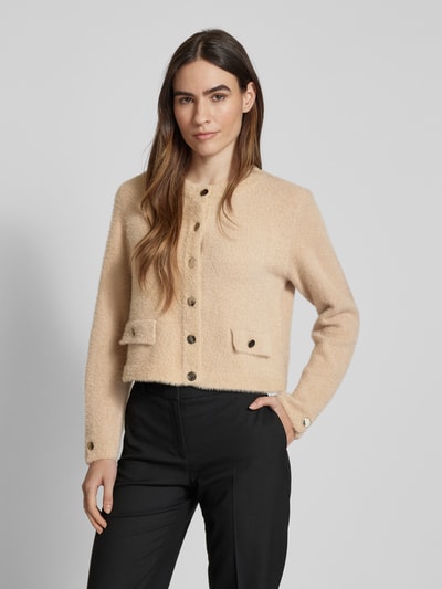 Betty Barclay Cardigan mit durchgehender Knopfleiste Beige 4