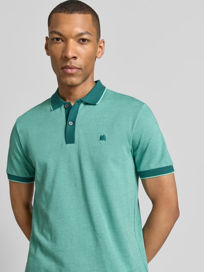 LERROS Regular Fit Poloshirt mit Logo-Stitching Gruen 3