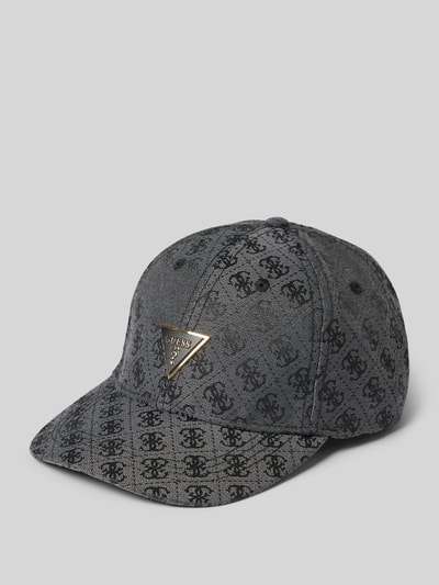 GUESS Base Cap mit Allover-Logo-Print Modell 'Katya' Black 1
