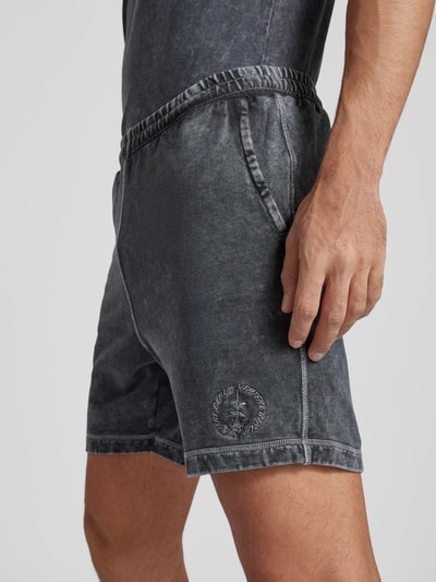 Vertere Sweatshorts mit Label-Stitching Anthrazit 3