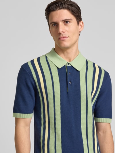 Scotch & Soda Regular Fit Poloshirt mit Label-Detail Dunkelblau 3