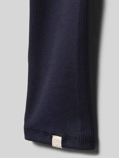 Only Slim Fit Leggings aus Baumwoll-Mix Modell 'TRINNY LIFE' Marine 2