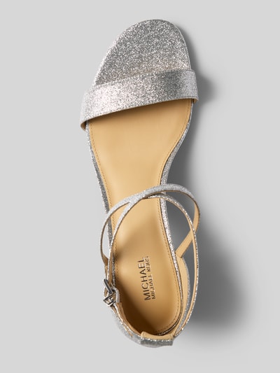 MICHAEL Michael Kors Sandalette mit Blockabsatz Modell 'SERENA' Silber 3