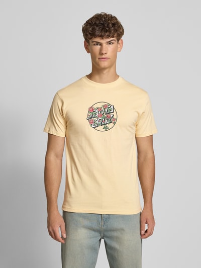SANTA CRUZ T-Shirt mit Label-Print Beige 4
