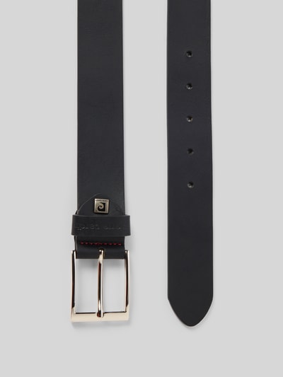 Pierre Cardin Leren ceintuur met doornsluiting Zwart - 3