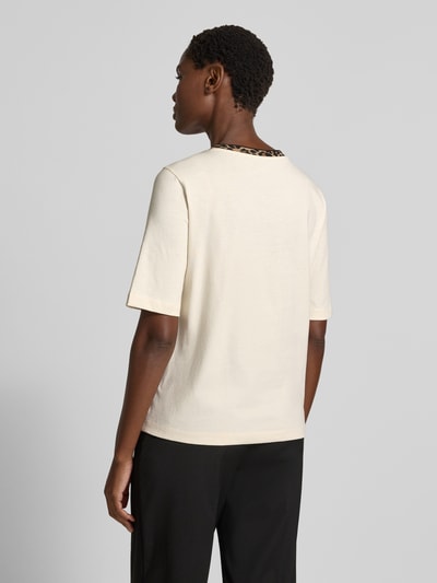 Marc Cain T-shirt met motiefprint Ecru - 5