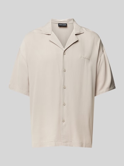 Pegador Freizeithemd mit Label-Stitching Taupe 2