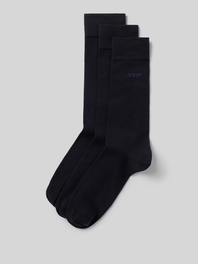 JOOP! COLLECTION Skarpety z mieszanki bawełny w zestawie 3 szt. Granatowy 1