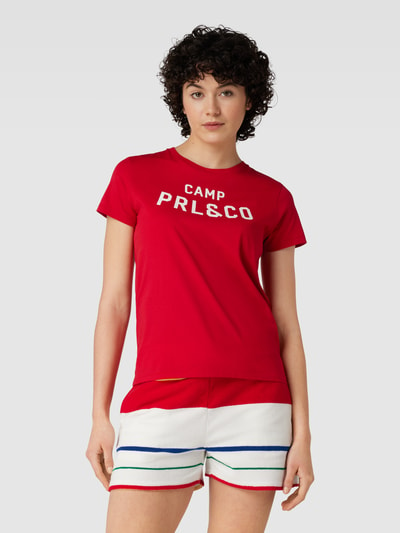 Polo Ralph Lauren T-Shirt mit Label-Print Rot 4