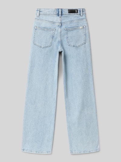 Produktfoto, Straight Leg Jeans im 5-Pocket-Design Modell 'MARA' von CARS JEANS, hellblaue Baumwollmischung, gerader Schnitt, Rückansicht