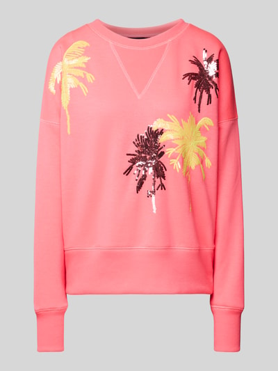 miss goodlife Sweatshirt mit Paillettenbesatz Pink 1