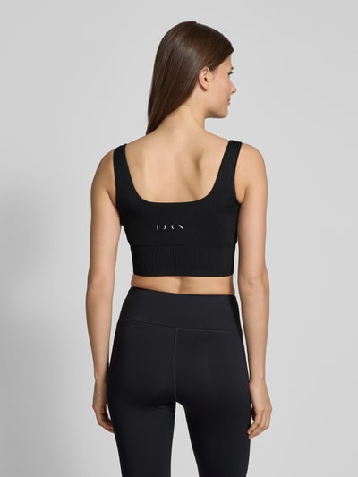 BORN LIVING YOGA Crop Top mit Karree-Ausschnitt Modell 'Yami' Black 5