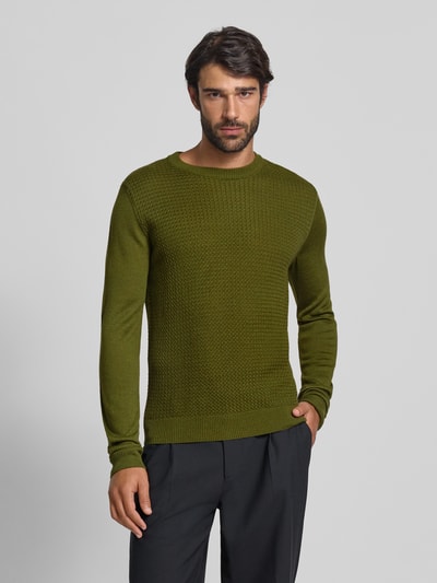 Manuel Ritz Strickpullover mit Rundhalsausschnitt Ocean 4