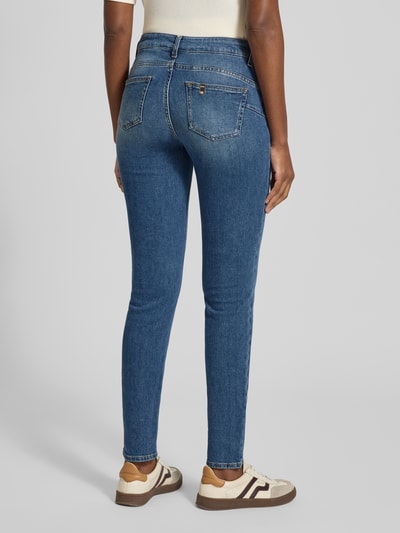 Liu Jo White Skinny fit jeans in 5-pocketmodel, model 'DIVINE' Donkerblauw - 5