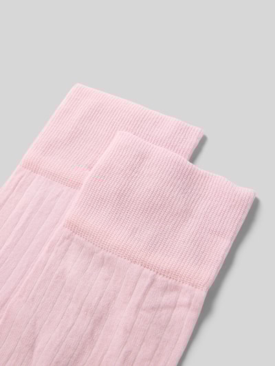 Christian Berg Men Socken mit Label-Print im 2er-Pack Hellrosa 2