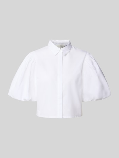 GUIDO MARIA KRETSCHMER WOMAN Regular Fit Bluse mit Puffärmeln Modell 'CLAIRE' Weiss 2