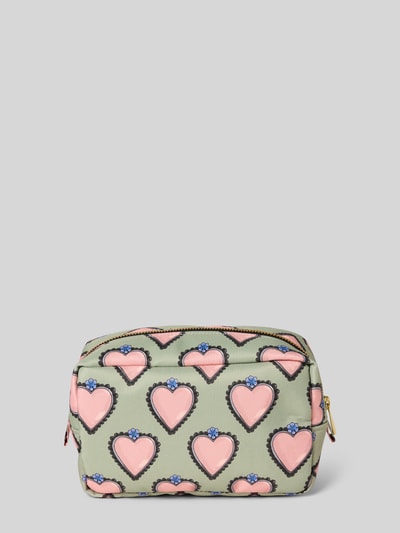 WOUF Kosmetiktasche mit Label-Detail Schilf 2