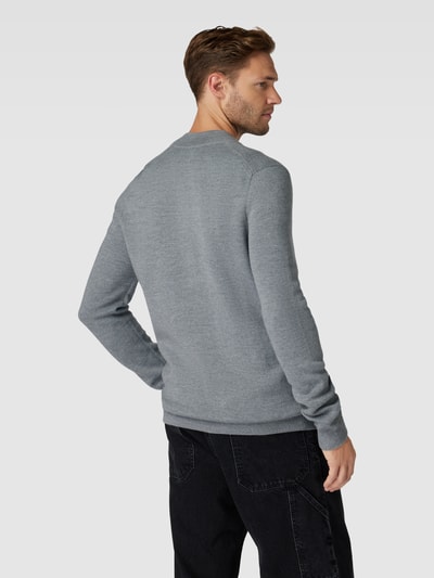 Christian Berg Men Strickjacke mit Zweiwege-Reißverschluss TUERKIS 5