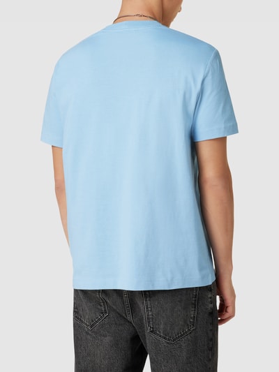 Marc O'Polo Denim T-Shirt mit Brusttasche Hellblau 5