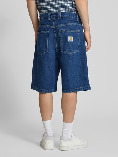 Carhartt Work In Progress Jeansshorts mit Eingrifftaschen Modell 'Brandon' Jeansblau 5