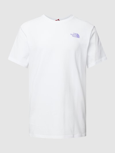 The North Face T-Shirt mit Label-Print Weiss 2