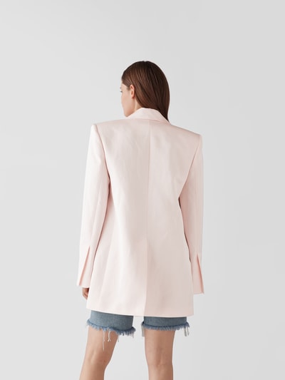 The Mannei Seidenblazer mit Reverskragen Rosa 5