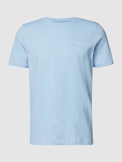 MCNEAL T-Shirt mit Label-Applikation Bleu Melange 2