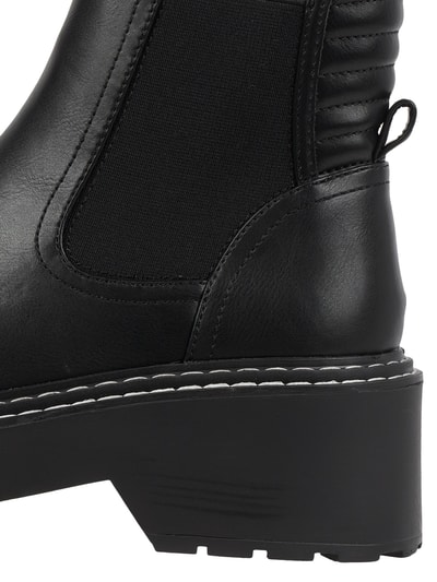 Only Chelsea Boots in Leder-Optik Modell 'Bossi' Black 2