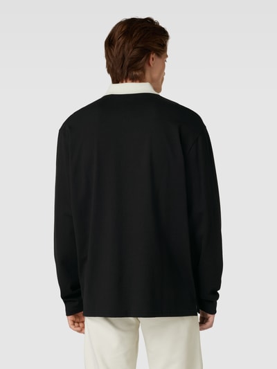 HUGO Poloshirt met labelprint, model 'Dilvret' Zwart - 5