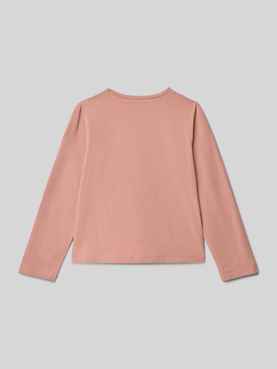 Mayoral Regular fit shirt met lange mouwen en statementprint Roze - 3