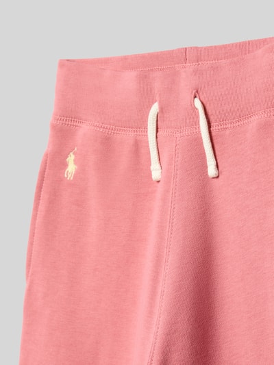 Produktfoto, Regular Fit Sweatpants aus Baumwoll-Mix von Polo Ralph Lauren Teens, Optik: Unifarben, Logo-Detail, Sweat, Baumwoll-Mix