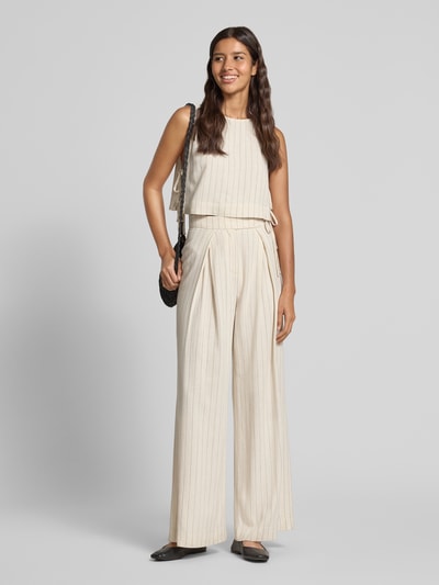 P&C* curated by Anna Schürrle Regular Fit Blusentop mit Leinen-Anteil Sand 1