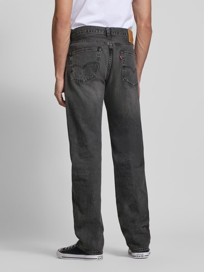 Levi's® Wide Leg Fit Jeans mit Eingrifftaschen Modell '501®' Dunkelgrau 5