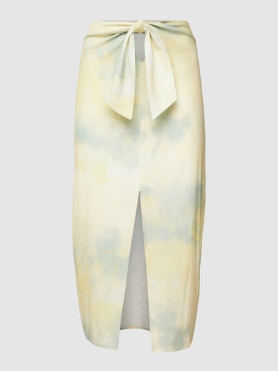 EDITED Spódnica midi z bawełny ekologicznej model ‘Lissy’  Żółty 2