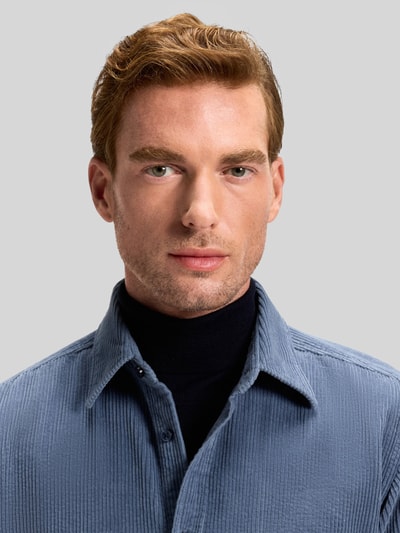 BOSS Orange Regular Fit Freizeithemd aus reiner Baumwolle Modell 'RELEGANT_6_M'
 Rauchblau 3
