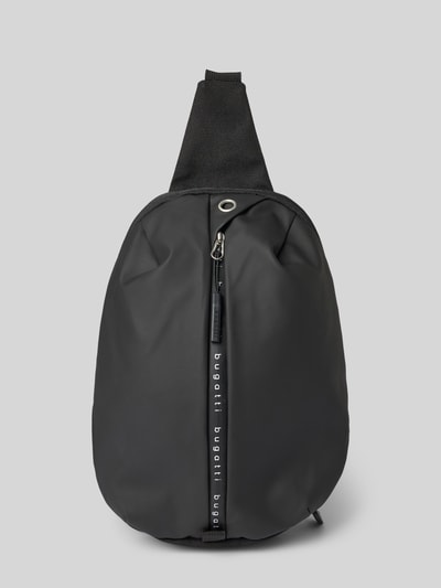 bugatti Crossbodytas met labelprint, model 'Blanc'  - 2