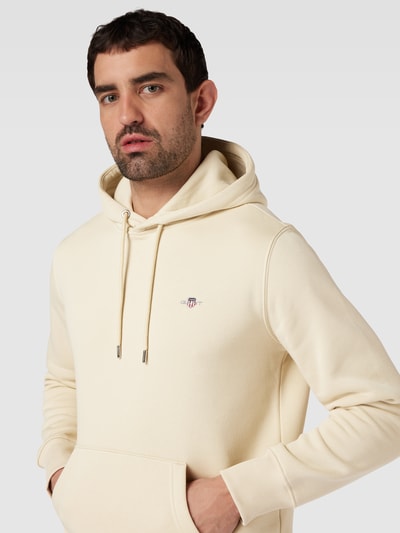 Gant Hoodie aus reiner Baumwolle Sand 3