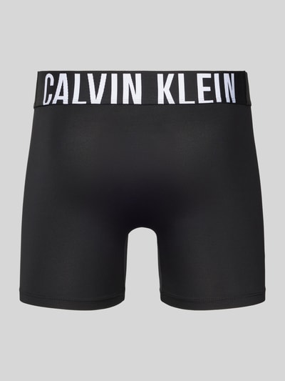 Calvin Klein Underwear Obcisłe bokserki z paskiem z logo w zestawie 3 szt. Czarny 3