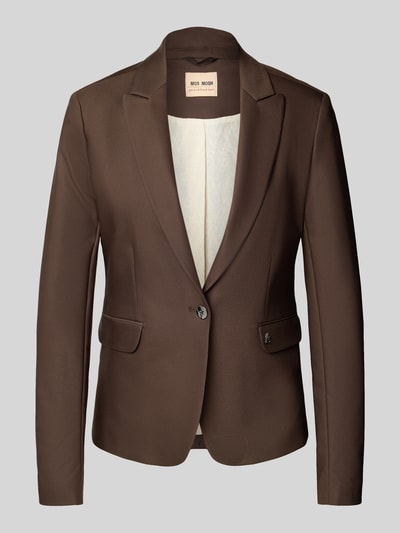 MOS MOSH Blazer mit Pattentaschen Modell 'Blake' Schoko 2