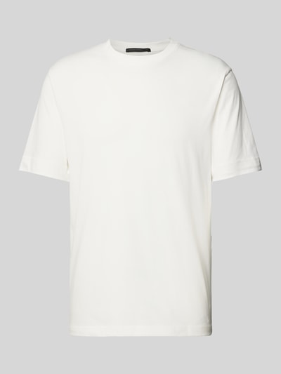 Drykorn T-Shirt im unifarbenen Design Modell 'RAPHAEL' Weiss 2