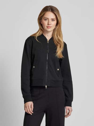 JOOP! Sweatjacke mit Zweiwege-Reißverschluss Modell 'Teresa' Black 4