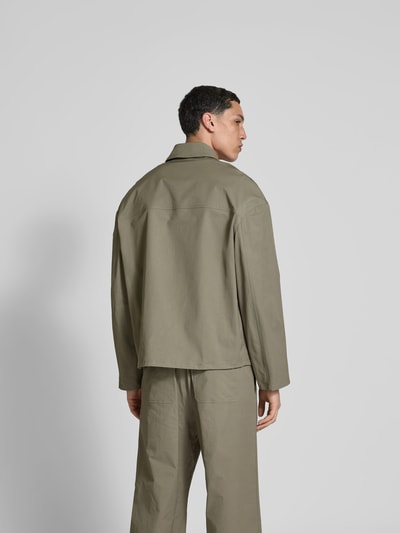Nanushka Jacke mit Reißverschluss Oliv 5