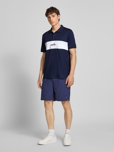Ellesse Slim Fit Poloshirt mit Label-Print Modell 'MACKENNA' Dunkelblau 1