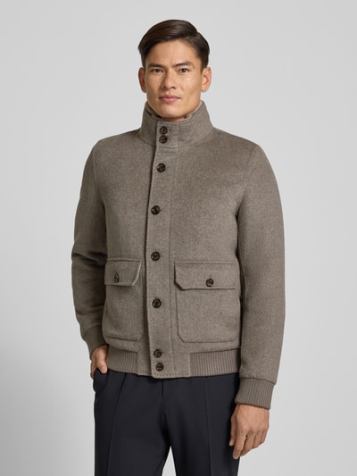 GimoS Regular fit jack van scheerwolmix Beige - 4