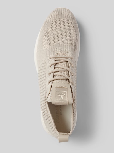 Marc O'Polo Lage sneakers met elastische bandjes Zand - 3